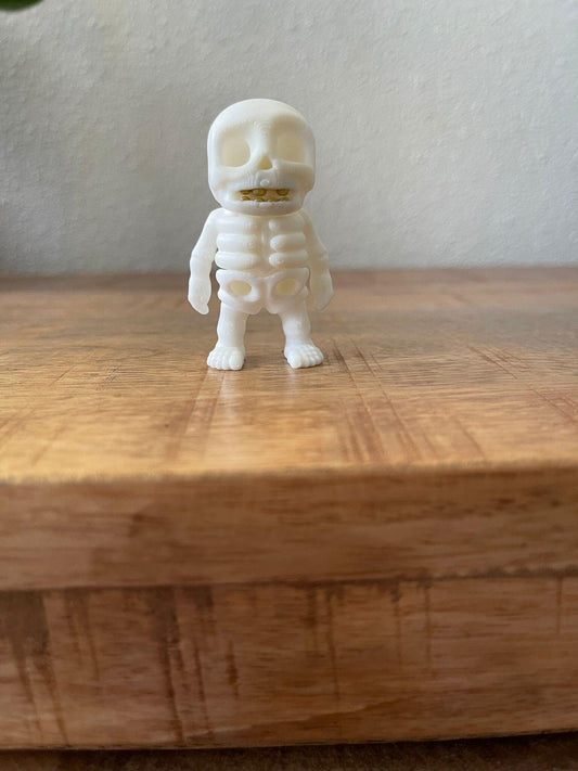 Miniatuur Skeletfiguur - 3D Geprint - 3DPrintingArtist