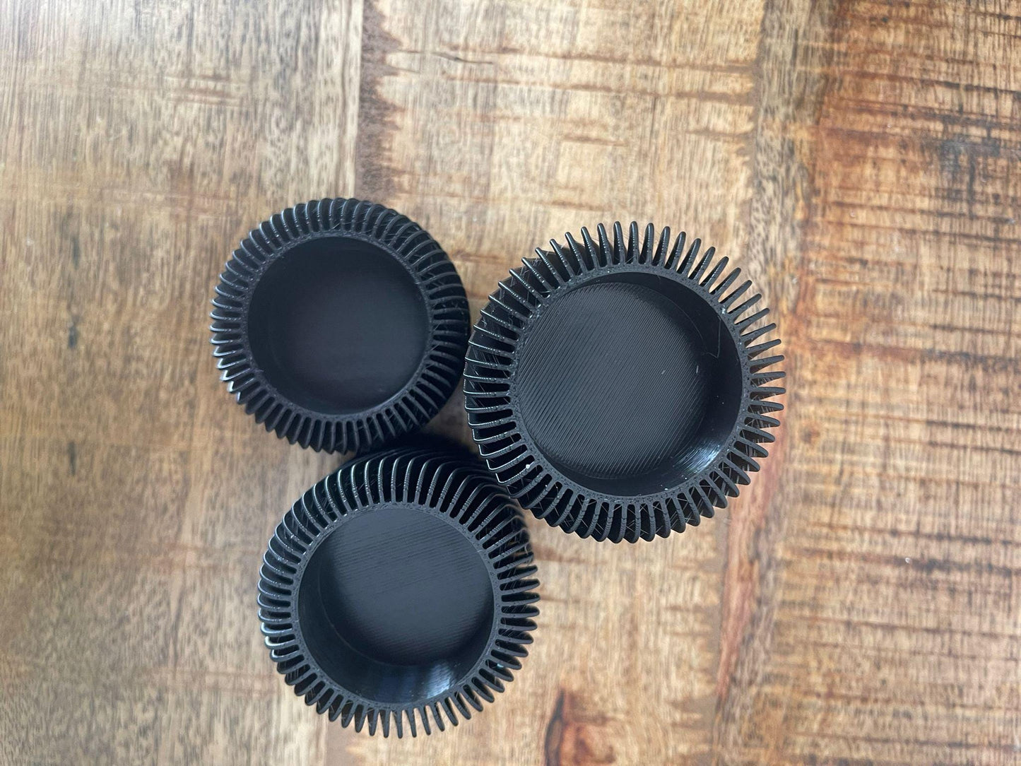 Elegant Ripple Waxinelichthouder Set - 3D Geprint - 3DPrintingArtist